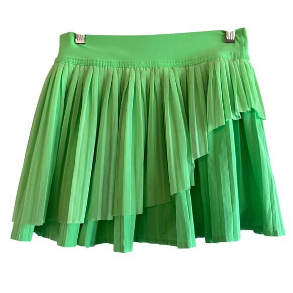 Lululemon Tiered Pleats High Rise Tennis Skirt Pistachio - Picture 7 of 10